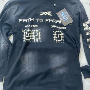 Black Hellstar Scoreboard Sweat Shirt/Long Sleeve